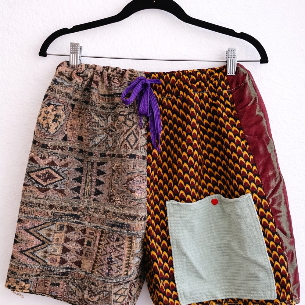 Patchwork shorts - image 1
